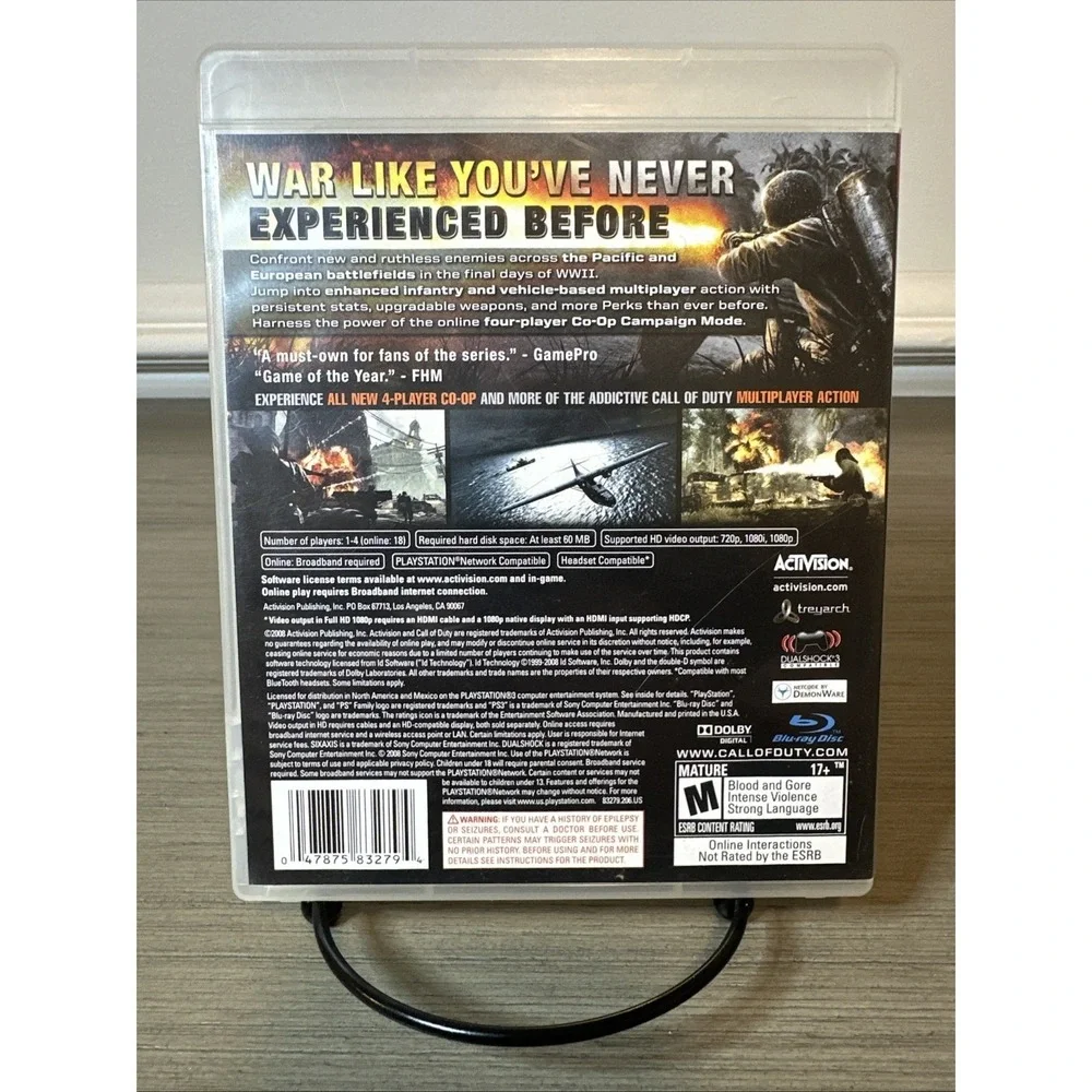 Call of Duty World at War (PlayStation 3) Complete CIB